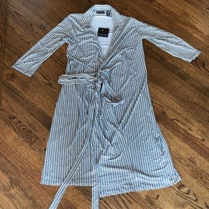 Black and White Misses Printed Dress